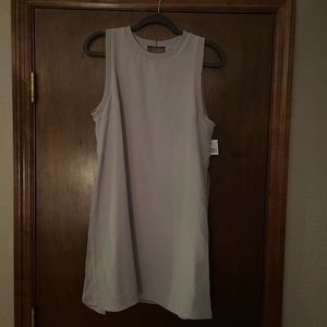 NWT mossimo light grey short sleeveless dress/tunic